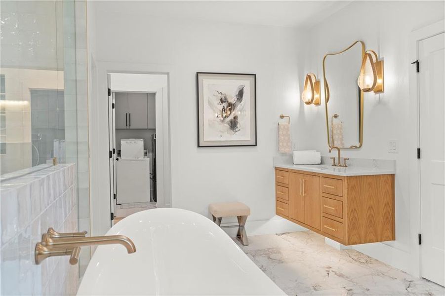 Furnished interior view inside a new home in , Brookhaven (Image 31).