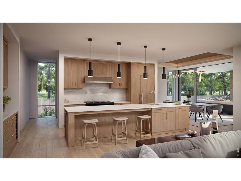 Furnished interior view inside a new home in , Boulder (Image 9).