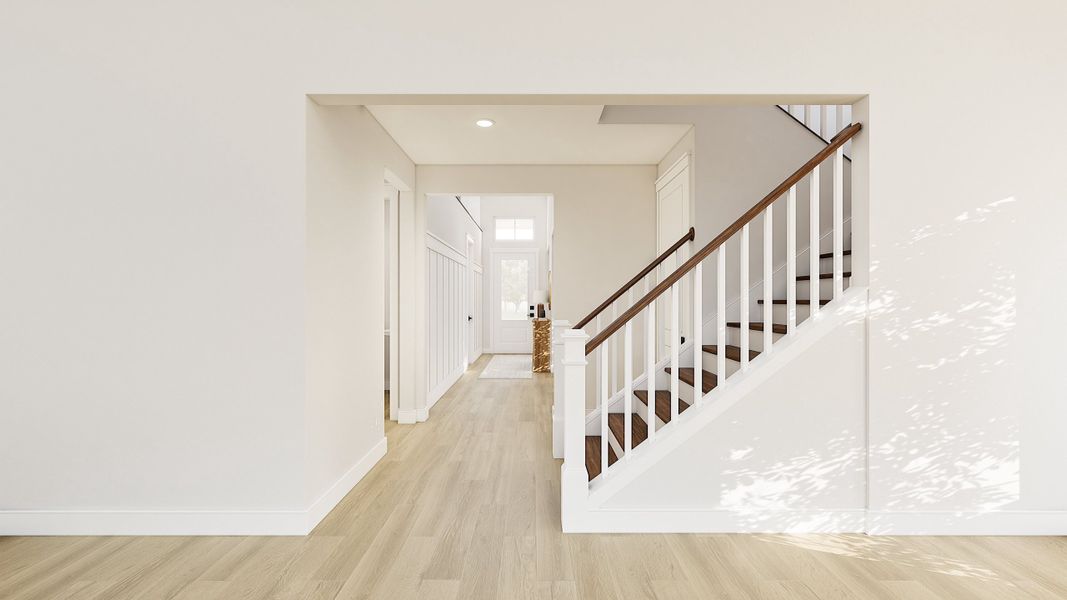 Representative unfurnished interior of a home built from the Stirling by K. Hovnanian® Homes in Monterra, Rockwall (Image 21).