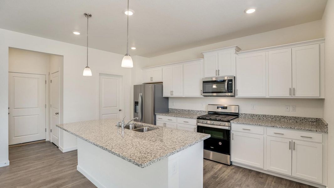 Furnished interior view inside a new home in Spring Valley Ranch, Elizabeth (Image 5).