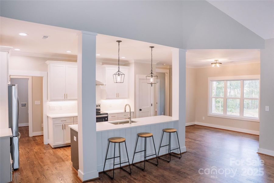 Furnished interior view inside a new home in , Monroe (Image 4).