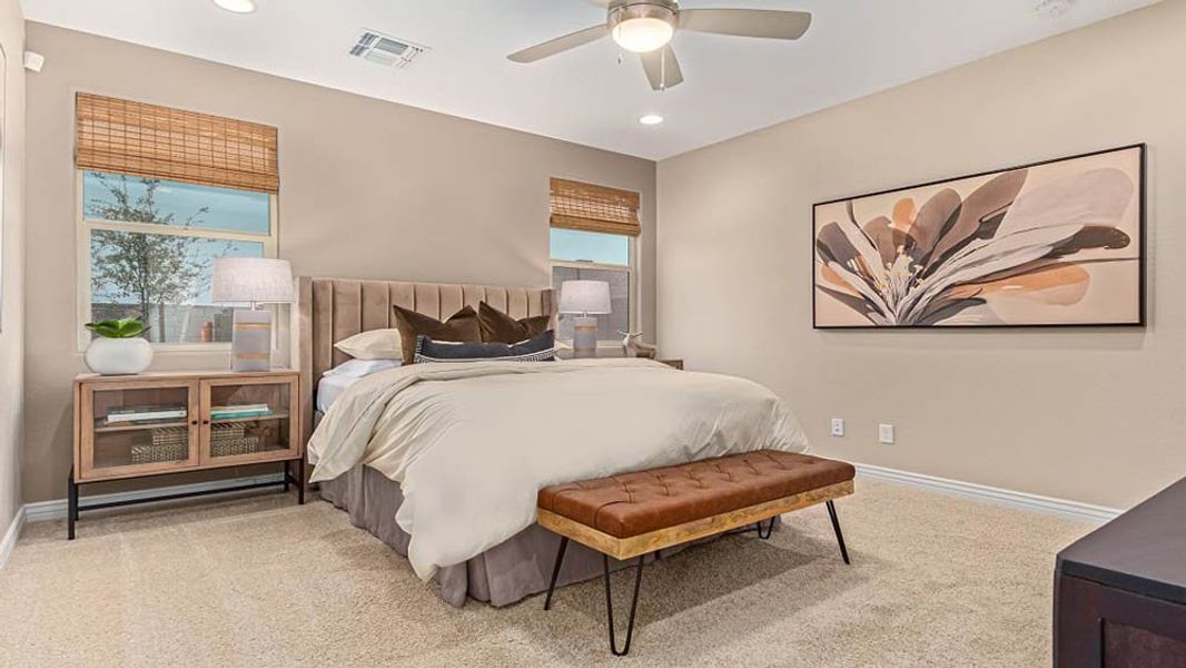 Representative furnished interior of a home built from the Harlow by Taylor Morrison in Discovery Collection at Verrado, Buckeye (Image 15). Representative furnished interior of a home built from the Harlow by Taylor Morrison in Discovery Collection at Verrado, Buckeye (Image 15).