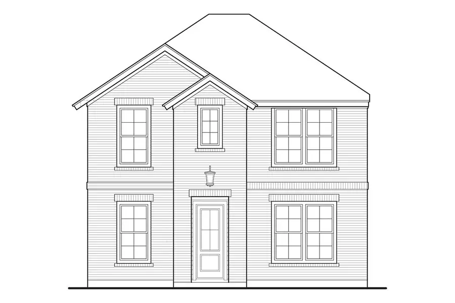 Architectural rendering of home exteriors planned for Enclave 35s in Frisco, TX (Image 3).