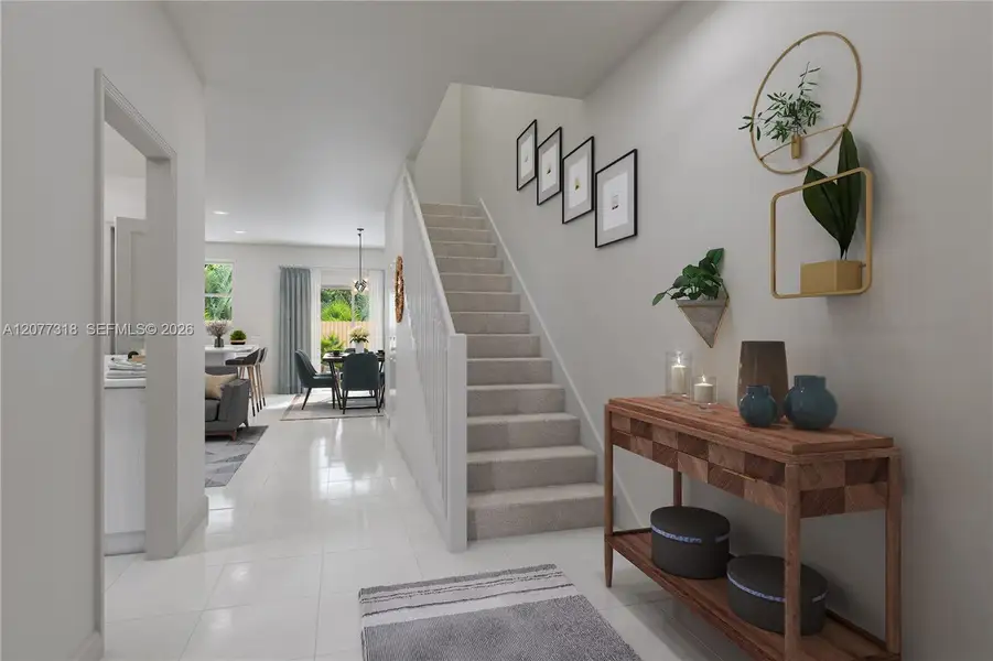 Furnished interior view inside a new home in , Florida City (Image 5).