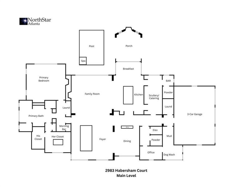 2D floor plan layout of this home in , Atlanta, GA (Image 6). 2D floor plan layout of this home in , Atlanta, GA (Image 6).