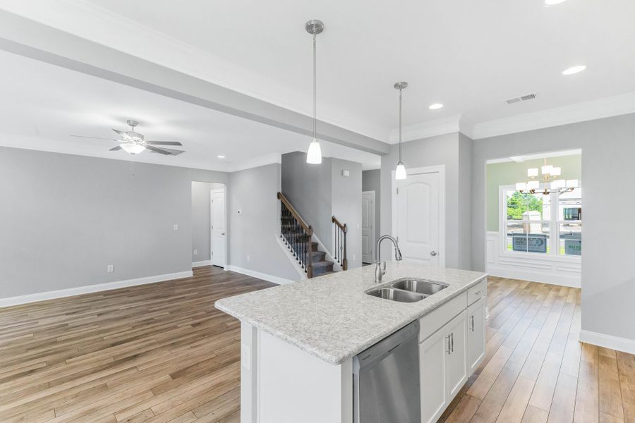 Representative furnished interior of a home built from the Clayton by Caviness & Cates Communities in Maggie Way, Wendell (Image 17).