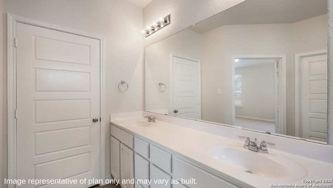 Furnished interior view inside a new home in Brookstone Creek, San Antonio (Image 7).