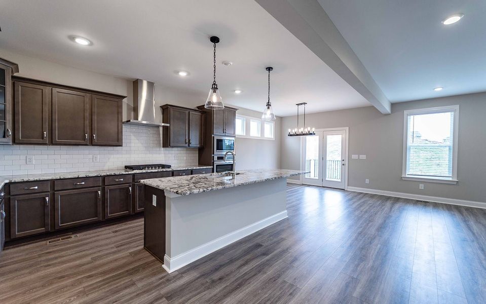 Furnished interior view inside a new home in The Retreat at Norman Farm, Hendersonville (Image 4). Furnished interior view inside a new home in The Retreat at Norman Farm, Hendersonville (Image 4).