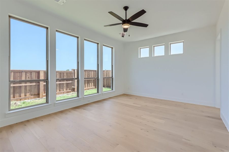 Plan 1572 Main Bedroom Area Representative Photo