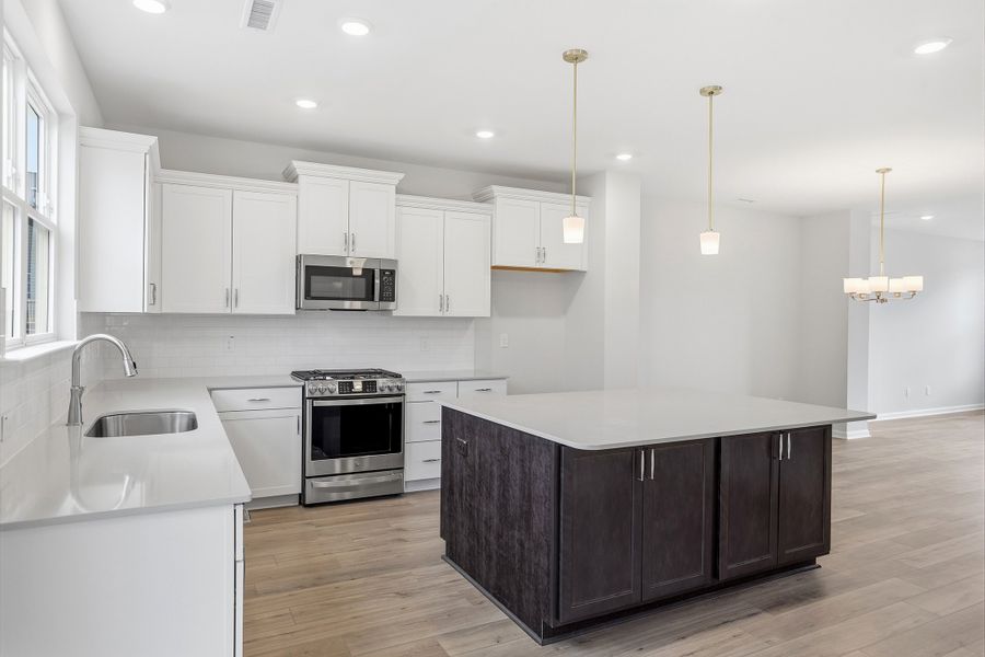 Furnished interior view inside a new home in Sweetbrier, Durham (Image 9).