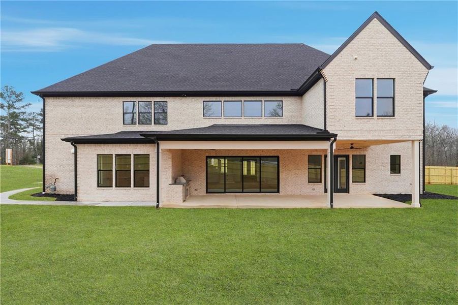 Exterior details and patio area of a home in , Buford (Image 27). Exterior details and patio area of a home in , Buford (Image 27).