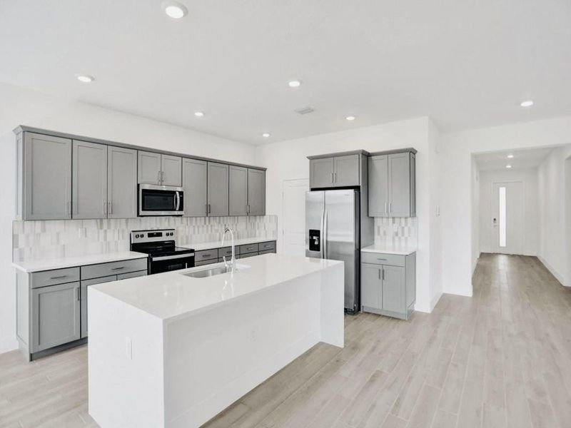 Furnished interior view inside a new home in , Homestead (Image 14). Furnished interior view inside a new home in , Homestead (Image 14).