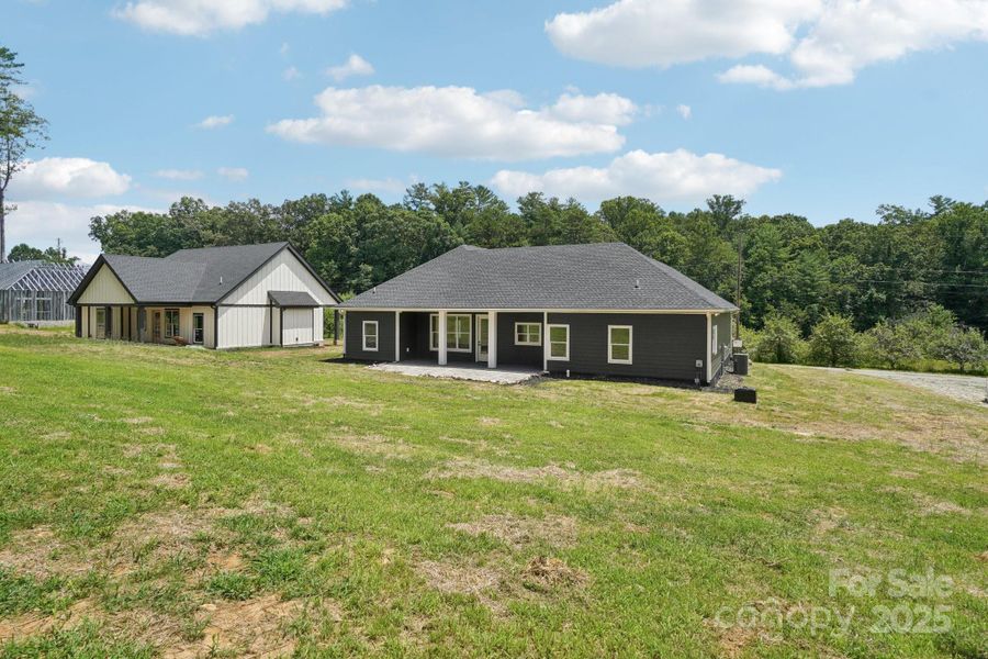 Exterior details and patio area of a home in , Hendersonville (Image 31).