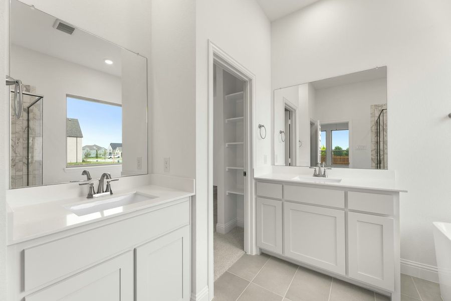 Furnished interior view inside a new home in Park Trails, Forney (Image 24).