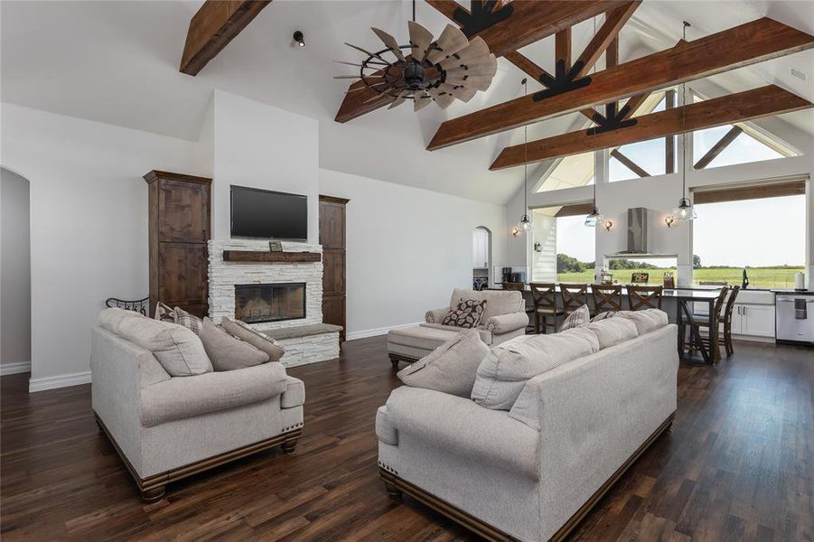 Furnished interior view inside a new home in , Bowie (Image 10).