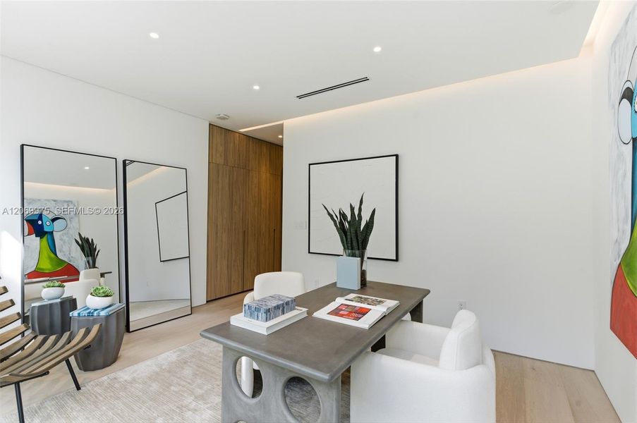 Furnished interior view inside a new home in , Miami (Image 12).