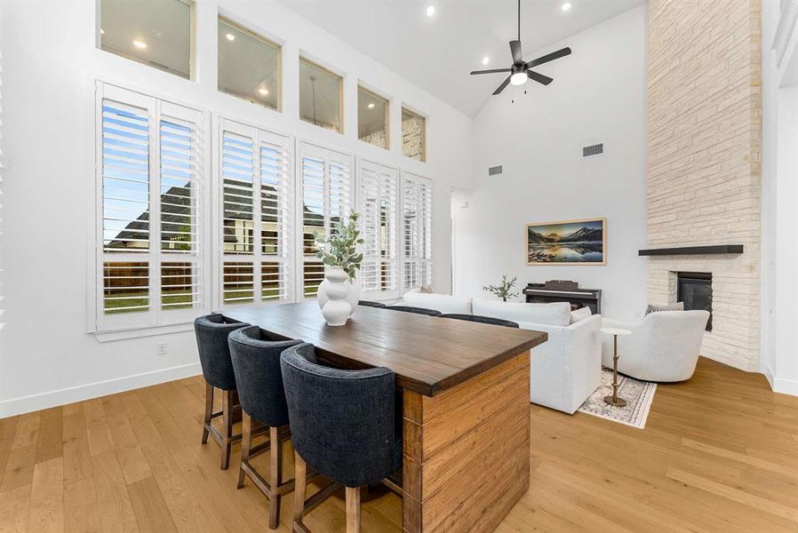 Furnished interior view inside a new home in Mosaic, Celina (Image 15).