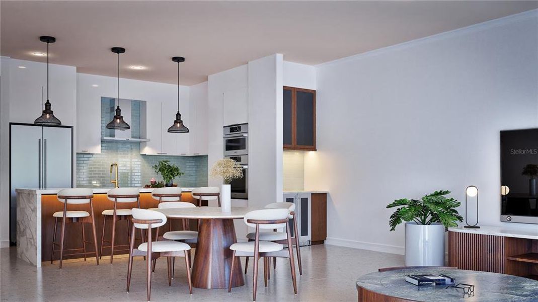 Furnished interior view inside a new home in , Clearwater (Image 13). Furnished interior view inside a new home in , Clearwater (Image 13).