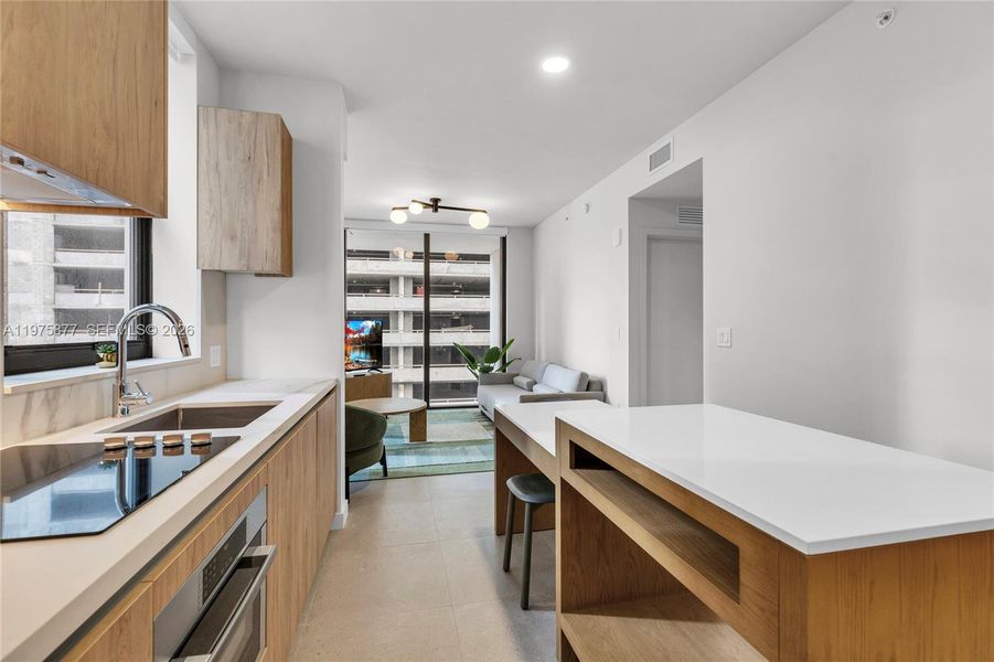 Furnished interior view inside a new home in , Miami (Image 3).