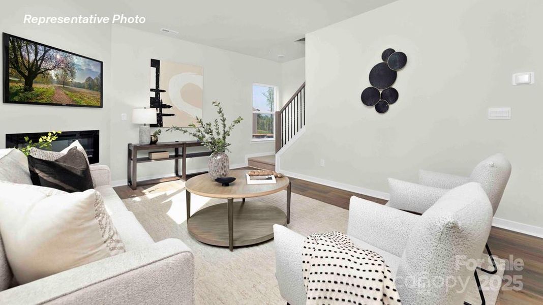 Furnished interior view inside a new home in Villages of Maiden, Maiden (Image 10).