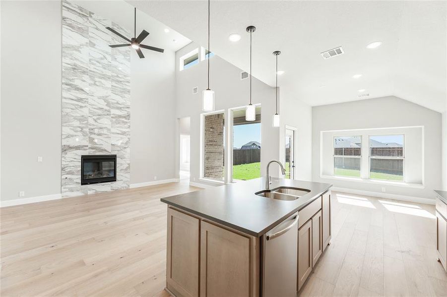 Furnished interior view inside a new home in The Oaks, Red Oak (Image 7).