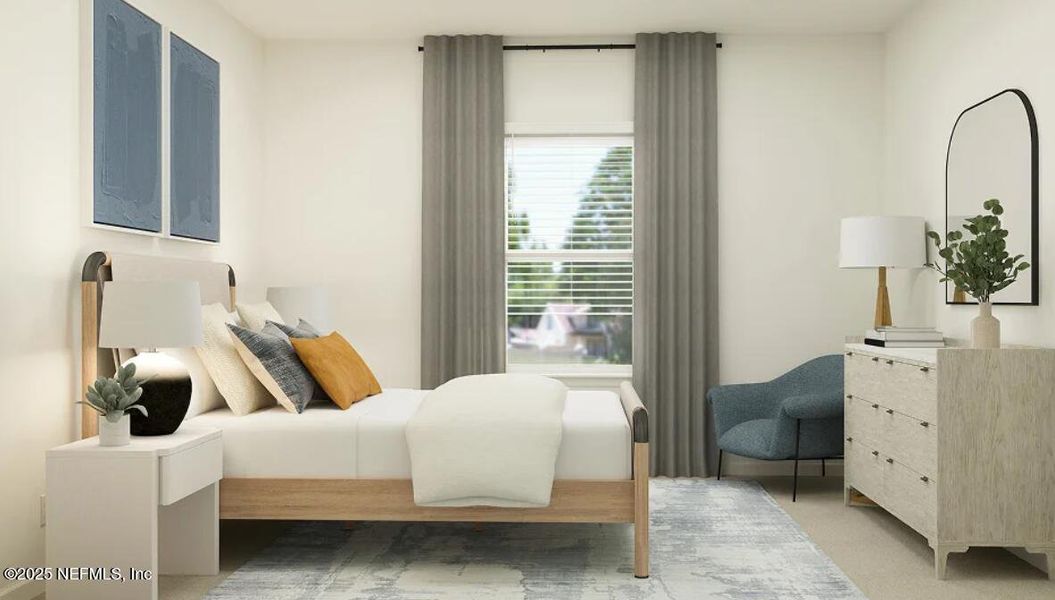 Furnished interior view inside a new home in Tributary: Tributary Royal Collection, Yulee (Image 7).