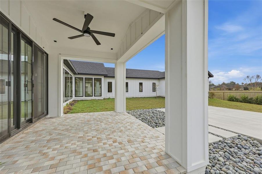 Exterior details and patio area of a home in , Gainesville (Image 4).