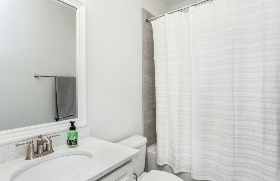 Furnished interior view inside a new home in Solana, Durham (Image 25).
