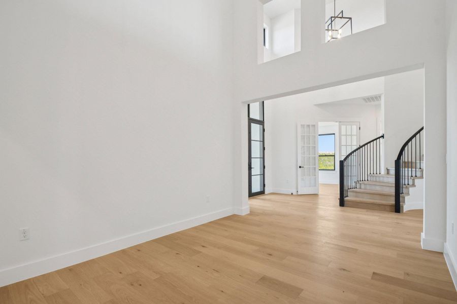 Spacious, unfurnished interior of a new home in Milky Way at River Place, Austin (Image 24).