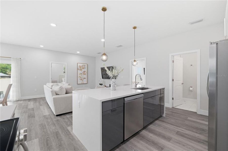 Furnished interior view inside a new home in , Tampa (Image 17).