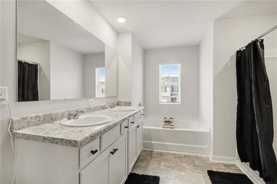 Furnished interior view inside a new home in , Dallas (Image 15). Furnished interior view inside a new home in , Dallas (Image 15).