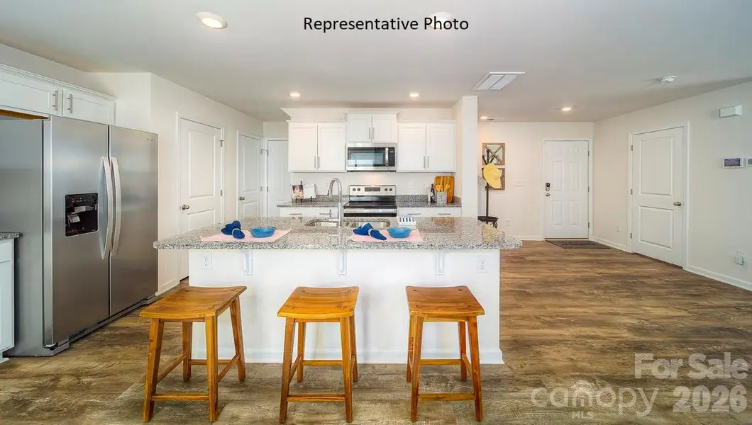 Furnished interior view inside a new home in Cardinal Creek, Charlotte (Image 4).