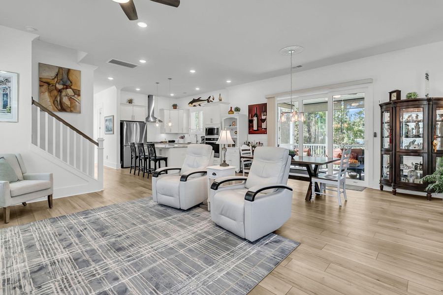 Furnished interior view inside a new home in , Huger (Image 18).