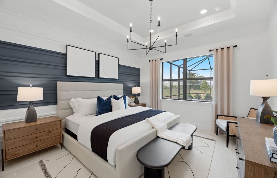 Representative furnished interior of a home built from the Prosperity by DiVosta in BeachWalk by Manasota Key, Englewood (Image 7).