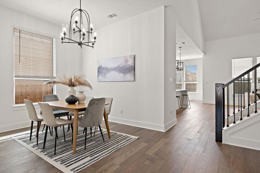 Furnished interior view inside a new home in Flora, Hutto (Image 11). Furnished interior view inside a new home in Flora, Hutto (Image 11).