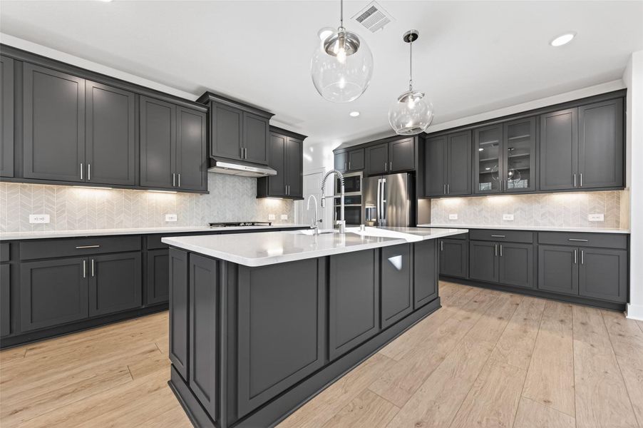 Furnished interior view inside a new home in Sorella, Tomball (Image 28).