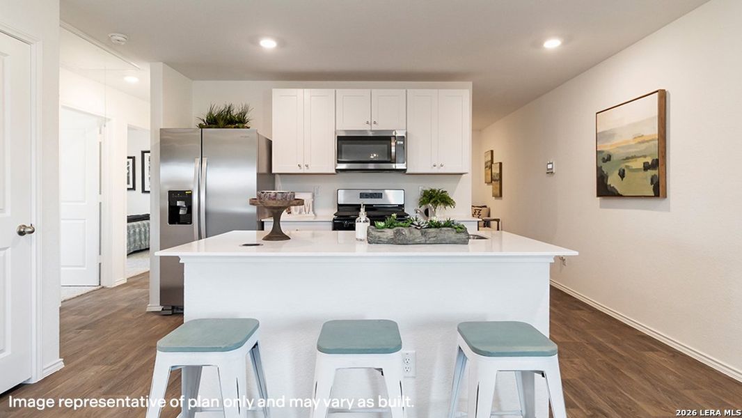 Furnished interior view inside a new home in Redbird Ranch, San Antonio (Image 14).