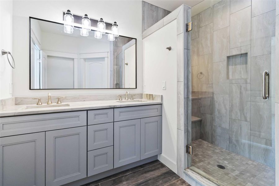 Primary bathroom Primary bathroom