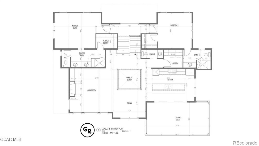 2D floor plan layout of this home in , Granby, CO (Image 4). 2D floor plan layout of this home in , Granby, CO (Image 4).
