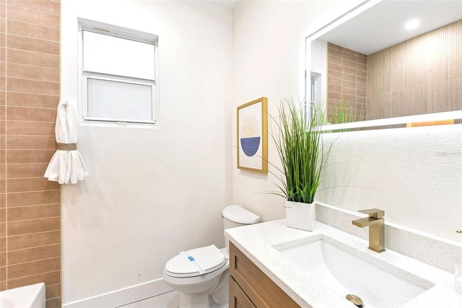 Furnished interior view inside a new home in , Dunedin (Image 15).