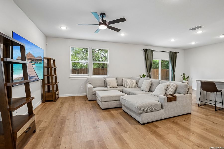 Furnished interior view inside a new home in University Village, San Antonio (Image 20).