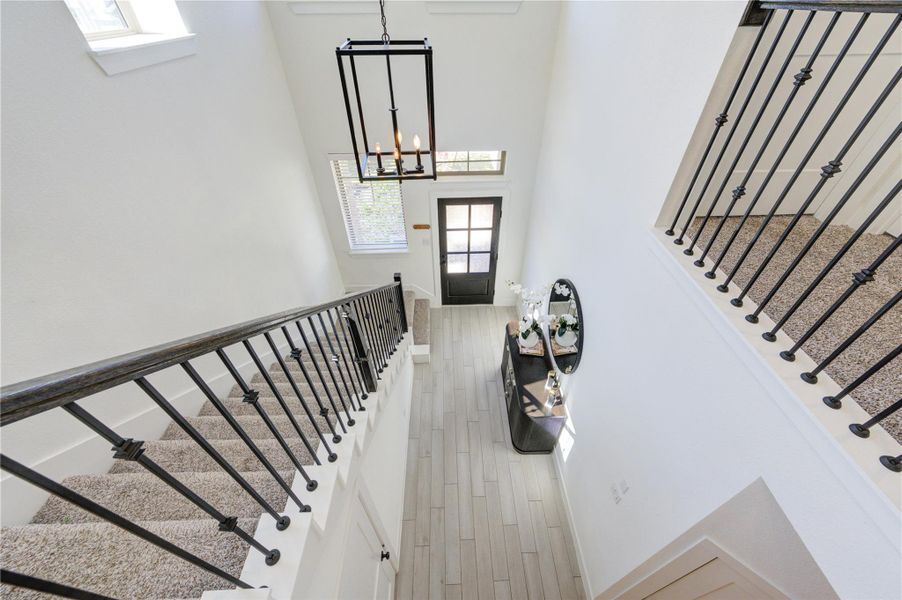 Furnished interior view inside a new home in Harper’s Preserve, Conroe (Image 35).