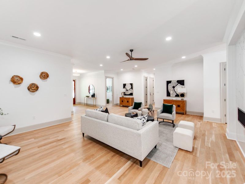 Furnished interior view inside a new home in , Charlotte (Image 6).
