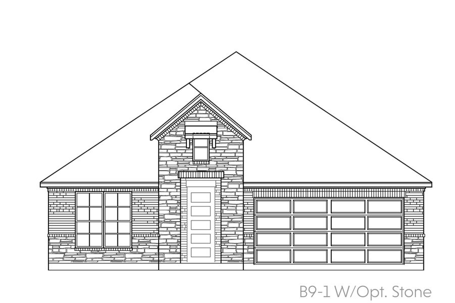Representative rendering of the exterior for the Abernathy by John Houston Homes (Image 4).