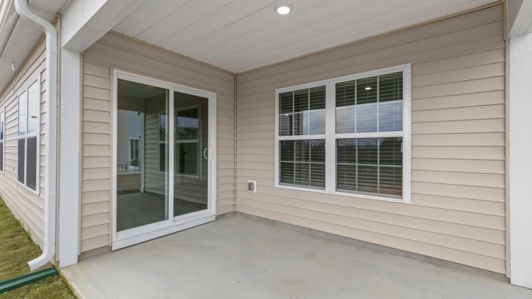 Exterior details and patio area of a home in Bynum Farms, Farmville (Image 17).