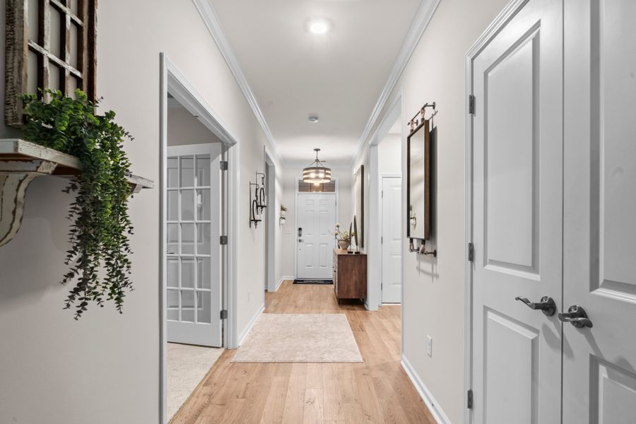 Representative furnished interior of a home built from the The Cherry Grove by Chesapeake Homes in The Willows, Loris (Image 10).