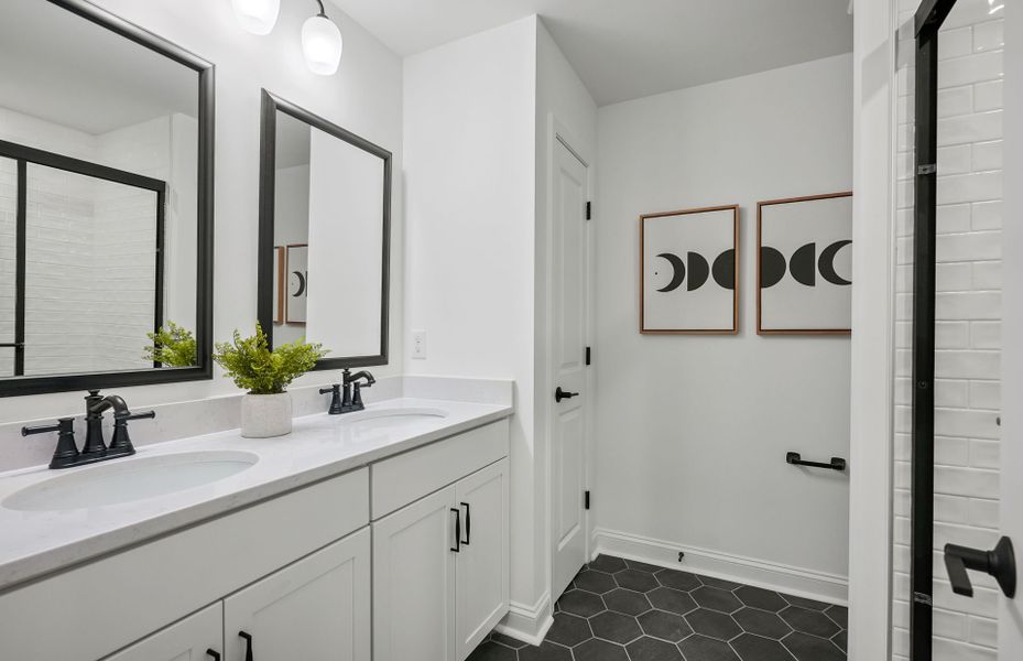 Furnished interior in a model home at Kinsdale in Lancaster (Image 23).