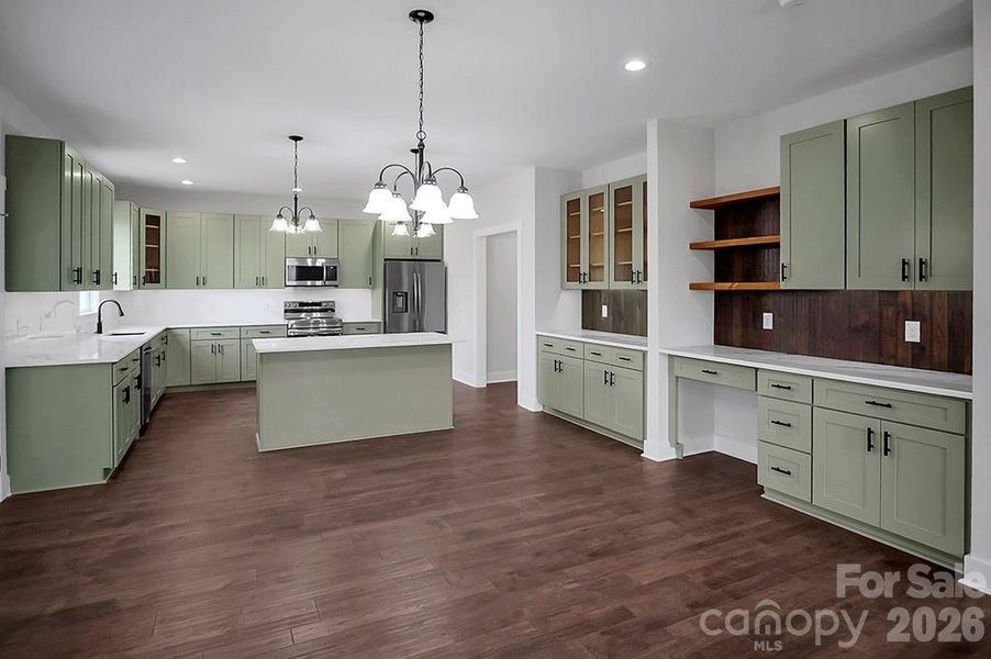 Furnished interior view inside a new home in , Shelby (Image 10).