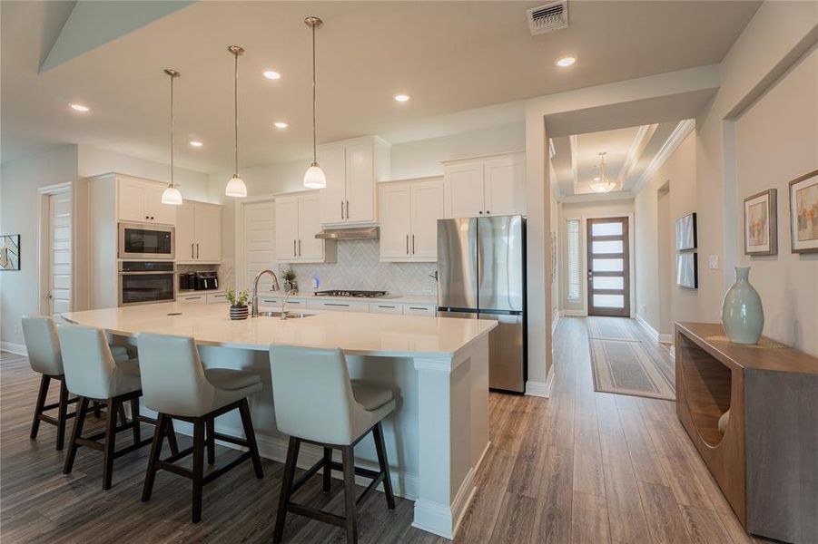 Furnished interior view inside a new home in , McKinney (Image 18).