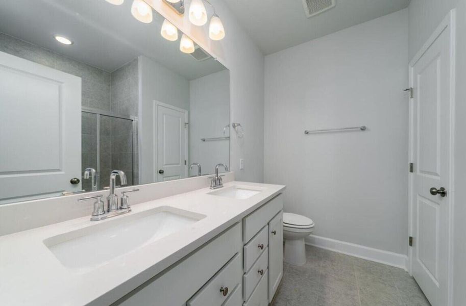 Furnished interior view inside a new home in Cedar Glen Preserve, Huger (Image 7). Furnished interior view inside a new home in Cedar Glen Preserve, Huger (Image 7).